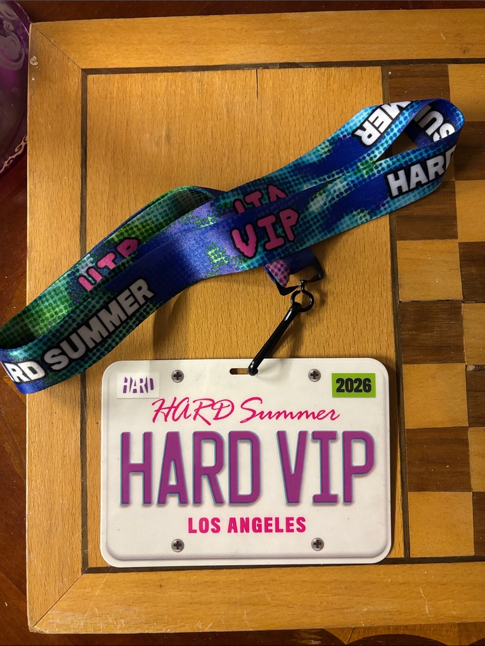 HARD Summer 2026 VIP Lanyard